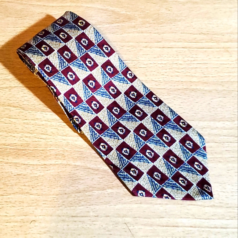 Vintage VENANZI 100% Silk Neck Tie